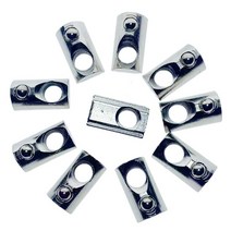 1pcs 반 둥근 탄성 롤인 T 스프링 너트 M3 M4 M5 M6 M8 for 3030 4040 454 알루미늄 프로파일 그루브, 09 40M4_01 1피스