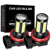 자동차 안개등 led 2pcs h11 h8 9006 hb4 9005 psx24w h16eu hb4 5730 자동 안개 램프 안개 전구 6000k 흰색 파란색 노란색, 푸른, psx26w