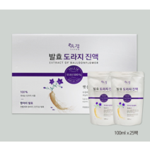 유경식품 발효도라지진액 100ml x 25개 100%국내산도라지 항아리발효, 발효 도라지진액즙 25포(1박스)