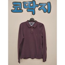 남0231/ 타미힐피거정품 춘추 긴팔 카라 셔츠 코딱지구제