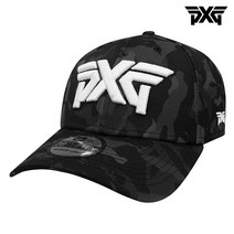 기타브랜드 PXG 공용 FAIRWAY CAMO 3930 스트레치핏 골프모자, 블랙