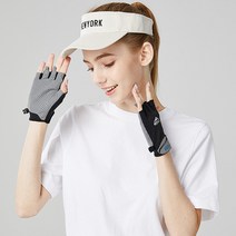 감성스터프 쿨맥스 여름 등산 스포츠 남성 여성 반장갑, 블랙
