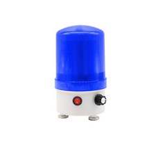 도로 경광등소리와 빛 경보 220v24v12v 회전 경고등 조정 가능 볼륨 led 통합 표시 등, 03 blue_01 12V