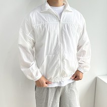 로니제이 남자 간절기 초경량 집업 후드집업 바람막이