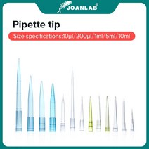joanlab 공식 매장 실험실 피펫 팁 10ul 200ul 1ml 5ml 10ml 마이크로피펫 일회용 플라스틱 피펫 팁 실험실 장비, 협력사, 200ul 팁1000개