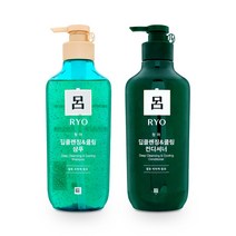 려 청아 두피 딥클렌징 샴푸+컨디셔너 550ml