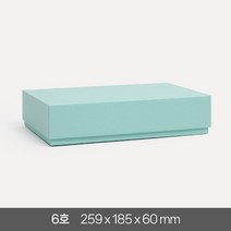고급 선물 상자 6호 답례품 싸바리 패키지 기프트 포장 무지 국산 케이스, 민트 1개
