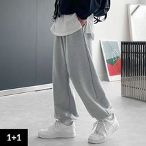 남여공용 벌룬 와이드 스트링 쭈리 밴딩 오버 조거 트레이닝 츄리닝 팬츠 5488