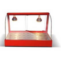 휴게소 온장고 쇼케이스 핫바 햄버거 푸드 음식 진열, Arc 조명 2개