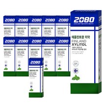 2080 애플민트향 치약 자일리톨, 100g, 12개