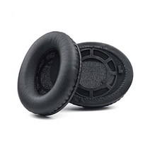 Esen RS120 HDR120 II 이어 패드 교체용 쿠션 센하이저 HDR120II RS110 헤드폰 설치가 간편한 메모리 폼 패드(가죽 블랙)BGSL