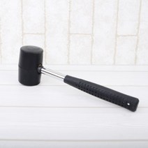 socean 나무 공예 DIY 가벼운 고무 망치 텐트 해머 강화 마루 시공 수공구 흠집없는 러버 해머 우레탄 연질 고무 헤