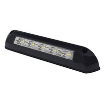 12V LED 어닝 포치 라이트 방수 모터홈 캐러밴 인테리어 벽 램프 바 RV 캠핑카 트레일러 외부 램프, Black, 02 Black