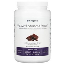 해외 3400000839 Metagenics UltraMeal Advanced Protein Medical Food Dutch Chocolate 1 lb 4.74, One Color, One Size