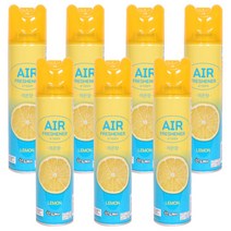 산도깨비 공기청향제 레몬향 300ml 방향제, 7개