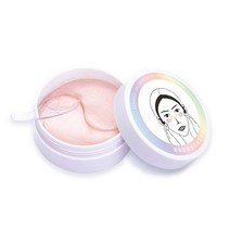 주름패치 수면 눈가 이마 팔자 목 주름개선 60 Pcs 해초 콜라겐 마스크 천연 모이스춰 라이징 젤 아이 패치, 한개옵션1, 01 pink
