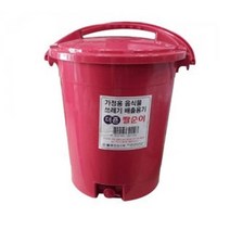 빵빵야 더죤짤순이 음식물쓰레기 배출용기 8리터 물배수구 업소용음식물쓰레기통