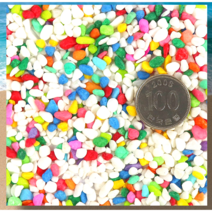 화분월드 백자갈 꿈돌 강자갈 흑자갈 칼라스톤 에그스톤, 칼라스톤혼합500g