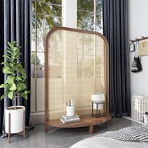 아치형 가벽 원목 파티션 메쉬 전시장 견적 우드 시공, 110X180CM 등나무