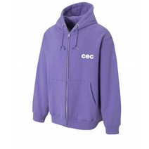 챈스챈스 CEC 집업 후드 퍼플 기모
