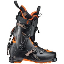 Tecnica 스키신발 Zero G Peak Carbon Alpine Touring Ski Boots 2024, Black/Orange, 24.5