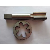 핸드 텝다이스 세트 공구 1pc 탭 및 1pc 다이 미터법 오른손 기계 플러그 스레딩 도구 m21 x 0.75 1.0 1.25 1.5 2.5 피치