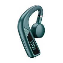 골전도이어폰 귀안아픈 수영 이어폰 블루투스 헤드셋 V18 뼈 전도 LED 디지털 디스플레이, Green, United States