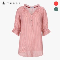 예쎄 V넥 블라우스 YT07BL14M