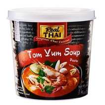 리얼 타이 똠양꿍 페이스트 Tom Yum Soup 1kg x 1병 똠양꿍 만들기