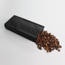 자성팩 무광 검정 커피 봉투 (사이즈4종) 100매 아로마벨브가능, 검정 200g (9x25)(벨브포함), 100개