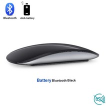 무선마우스 블루투스 무선 매직 마우스 2 조용한 충전식 레이저 컴퓨터 슬림 2.4G 인체 공학적 PC 오피스 Mac 용 Microsoft, [05] Battery Bluetooth W