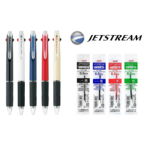 미쯔비시 유니 제트스트림 3색 볼펜 0.5mm SXE3-400-05 리필심 SXR-80-05, 리필심 블랙