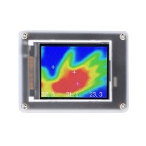 열화상카메라 스마트폰 비접촉식체온계 얼굴인식체온계 안면손소독 발열체크기 열감지카메라 산업용 바닥 난방 감지 MLX90640 USB 전원 공급 장치 1.8인치 TFT 모니터 휴대용, 열화상기