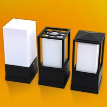 인테리어 문주등 테라스등 가로등 정원등 사각 테크등 야외조명 인테리어조명, 문주등(창호형)100mm