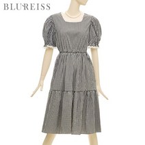 고방체크스퀘어넥스트링원피스_BKM1OP3681