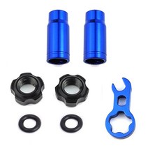 자동 위험 도로 자전거 밸브 너트 와셔 2 캡 세트 MTB Presta 타이어 고정 사이클링 보호 액세서리, 04 Blue