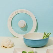 IH 비스포크팬 블루그린 손잡이탈부착 컬러 세라믹 후라이팬 웍 계란말이팬 사각팬 멀티뚜껑, 블루그린 24cm 멀티팬 [핸들 미포함]