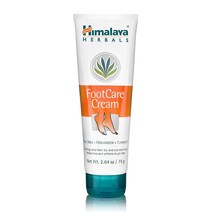 히말라야 Himalaya FootCare Cream 건조한 발과 갈라진 발 뒤꿈치를 위한 인텐스 모이스처라이징 하이드레이팅 2.64 oz, 기본