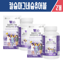해솔담 종근당 칼슘마그네슘비타민d아연츄어블120정 X2개
