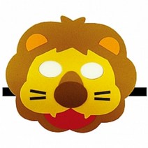 청양토이 동물가면띠 역할놀이(20종중 택1종), 사자
