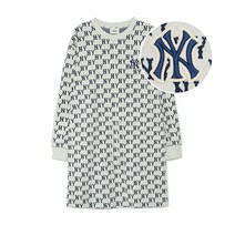 여성 클래식 모노그램 자카드 오버핏 원피스 NY D.Cream