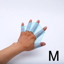 손가락 물갈퀴 장갑 M 2P손가락 물갈퀴 오리발 물갈퀴장갑 손지느러미, 본상품