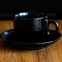 머그컵 + 유리컵 베스트 모음, 1개, 에스프레소잔 세트-블랙