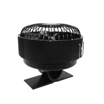 무동력 캠핑 에코 팬 가스 난로 열로 작동하는 5 엽 친환경 벽난로 팬 신제품 나무 버너 스토브 탑 팬, 01 녹색