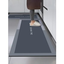 깔끔한 주방 바닥 매트 미끄럼 방지 피로예방 매트, 100cm-160cm, C