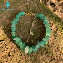 옥팔찌 비즈 행운 가넷 불교팔찌 천연 녹색 비취 팔찌 스톤 주얼리 디자인 수제 보석 힐링 여성