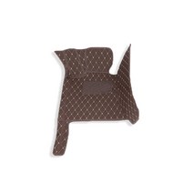 플로어매트 댄스플로어매트 러그원형레드 자동차 바닥 매트 인테리어 방수, front 1pcs coffee, 혼다