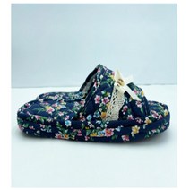 화려한 꽃무늬 디자인 거실 슬리퍼 거실용슬리퍼