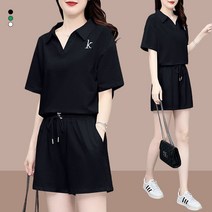 여자 여름 투피스 반팔 반바지 HA574
