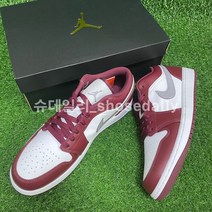 슈데일리 나이키 조던1 로우 체리우드 레드
